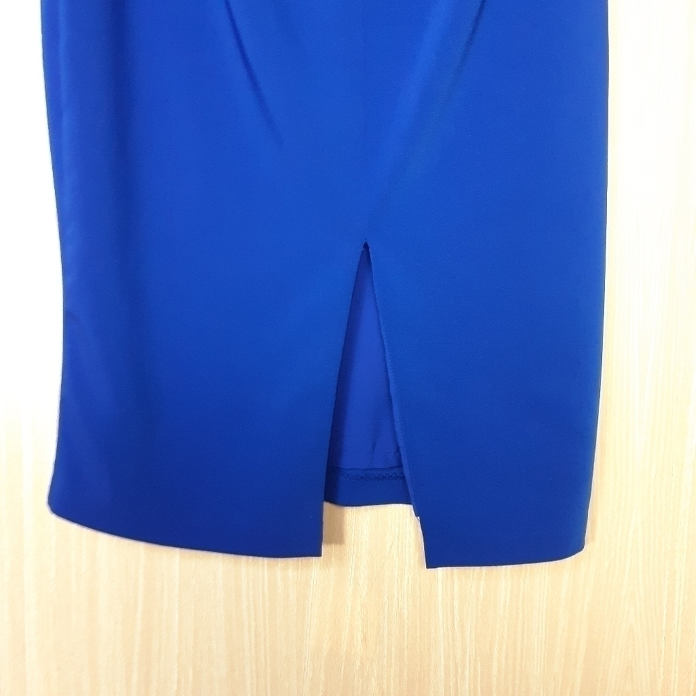 Neiman Marcus Royal Blue midi dress. Size Small - Picture 3 of 7